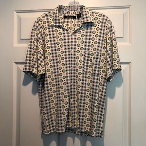 Men’s M Bachrach short sleeve bowling shirt